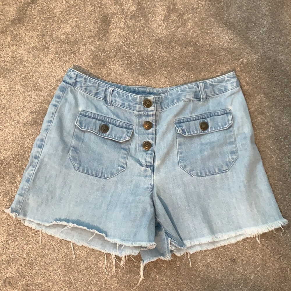 🎉LOFT High-Rise Denim Shorts